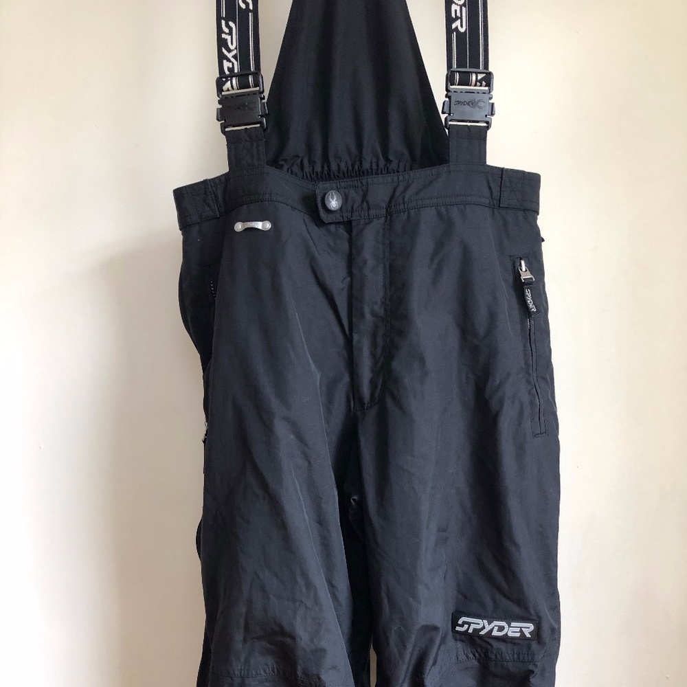 Spyder Snow Pants Women's Bib Overalls Retro